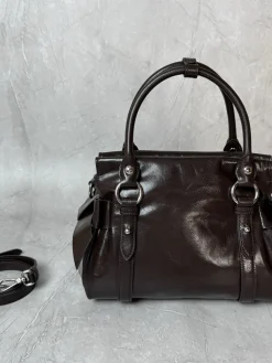 Alternative view of MIU MIU Shoulder Bags Calf Leather (Brown) 28X15X22CM H30202608091344