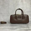 MIU MIU Shoulder Bags Calfskin Leather (Brown-Gold) 27X12X9CM G00202608091387