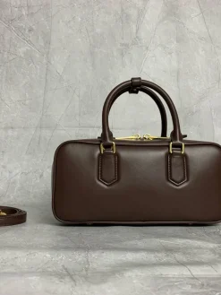 Alternative view of MIU MIU Shoulder Bags Calfskin Leather (Brown-Gold) 27X12X9CM G00202608091387