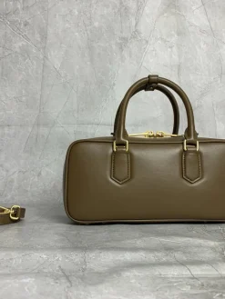 Alternative view of MIU MIU Shoulder Bags Calfskin Leather (Brown-Gold) 27X12X9CM G00202608091389