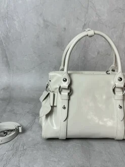 Alternative view of MIU MIU Shoulder Bags Calfskin Leather (White-Silver) 28X15X22CM H30202608091340