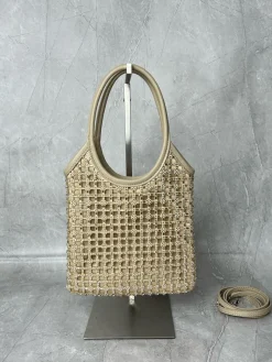 Alternative view of MIU MIU Shoulder Bags Crystal Leather (Beige) 20X24 E80202608090616
