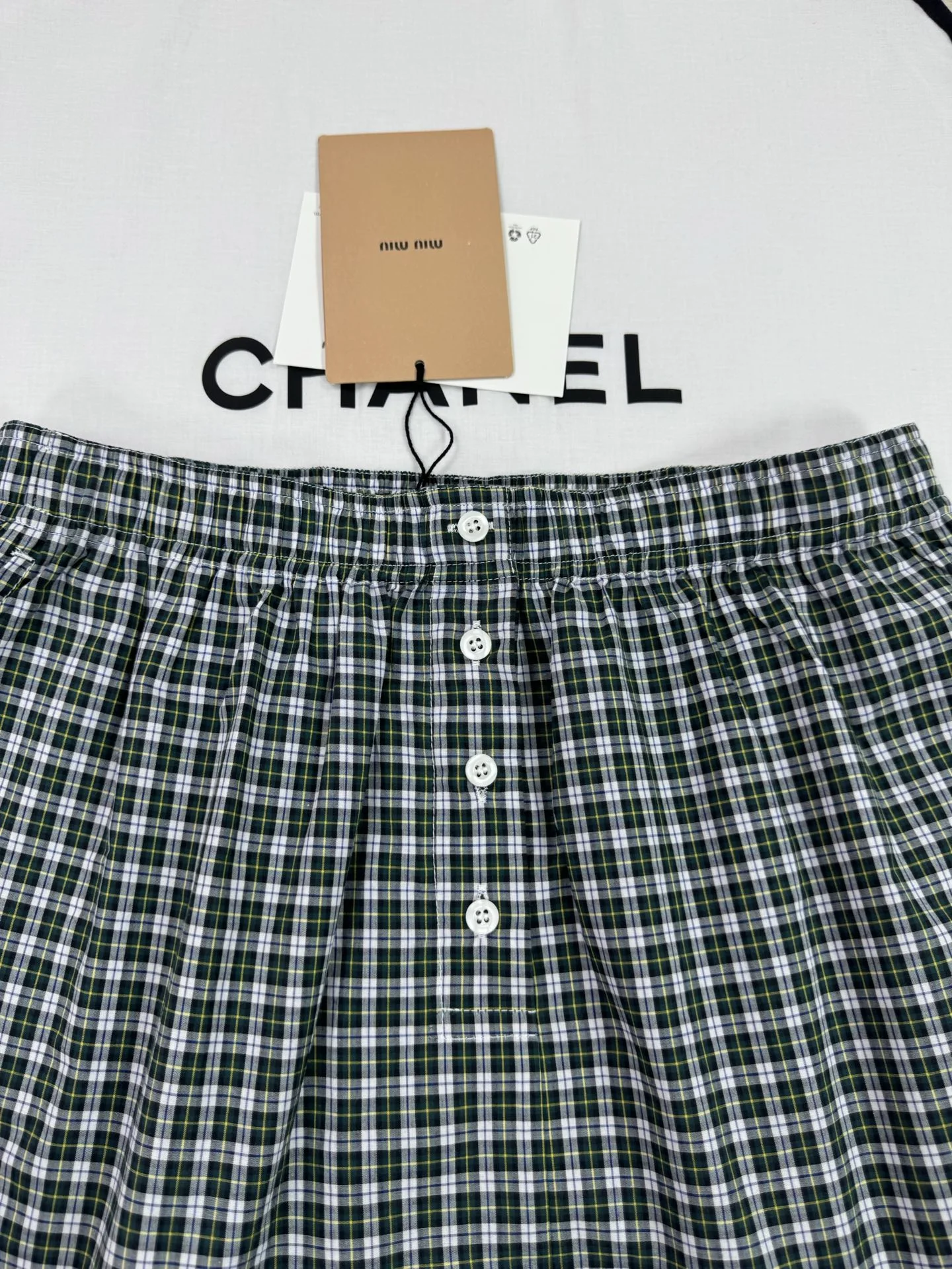 MIU MIU Skirts 100% Cotton S M L B35202608040649 - Image 6