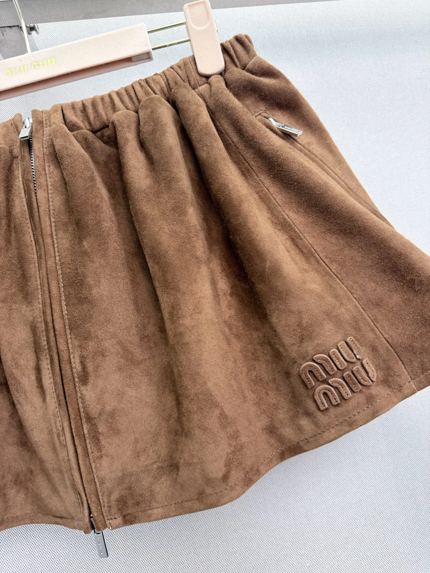 MIU MIU Skirts Lamb Suede S-L E90202608040939 - Image 4