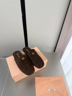 MIU MIU Slippers Suede Leather EU35-41 B40202608032767