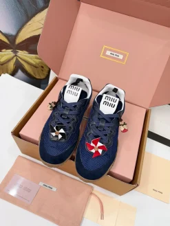 Alternative view of MIU MIU Sneakers Lamb Leather EU35-40 B00202608031151