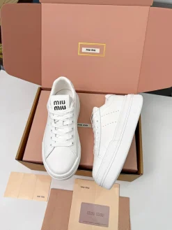 Alternative view of MIU MIU Sneakers Leather EU35-40 B20202608031148