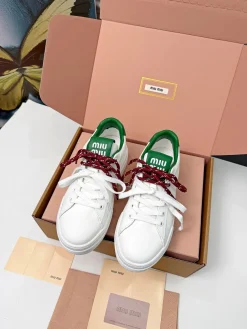 MIU MIU Sneakers Leather & Sheepskin EU35-40 B20202608031146