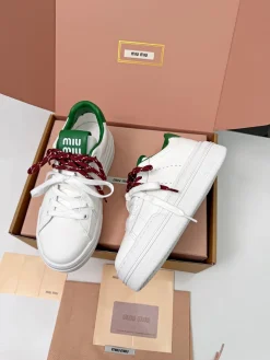 Alternative view of MIU MIU Sneakers Leather & Sheepskin EU35-40 B20202608031146