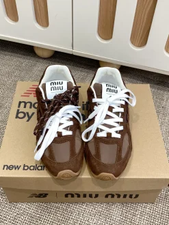 Alternative view of MIU MIU Sneakers Mesh Suede EU35-40 B80202608030760