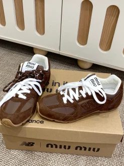 MIU MIU Sneakers Mesh Suede EU35-40 B80202608030760