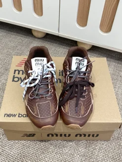 MIU MIU Sneakers Mesh Suede EU35-40 C10202608030764