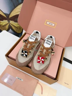 MIU MIU Sneakers Sheep Leather EU35-40 B00202608031150