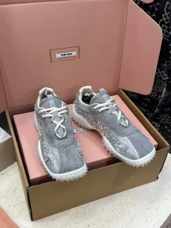 Alternative view of MIU MIU Sneakers Suede & Mesh EU35-41 C50202608032574