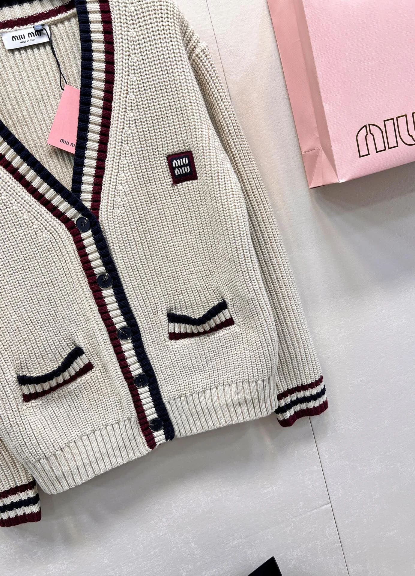 MIU MIU Sweaters Wool S M L B65202608040135 - Image 8