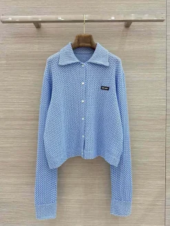 MIU MIU Sweaters Woven Fabric S-M-L C25202608040061