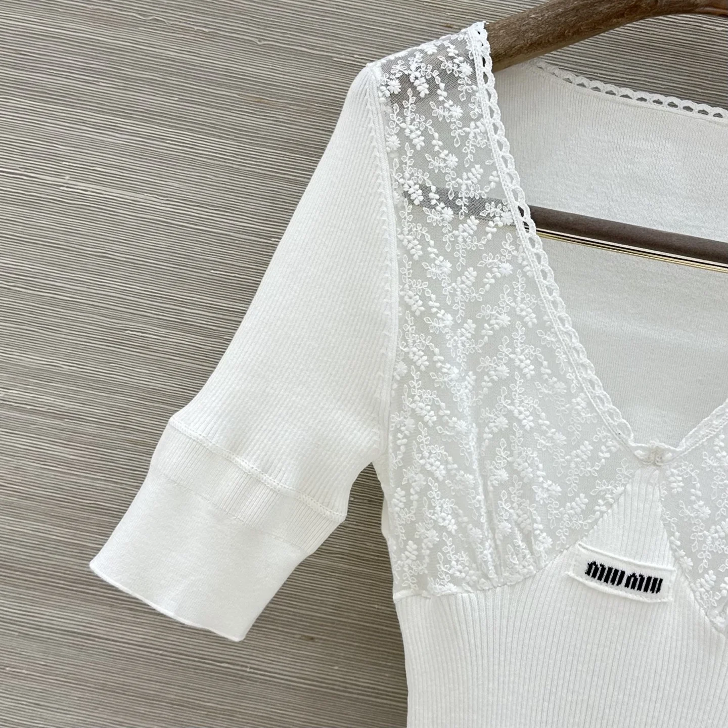 MIU MIU Sweaters Yarn S B65202608040068 - Image 3