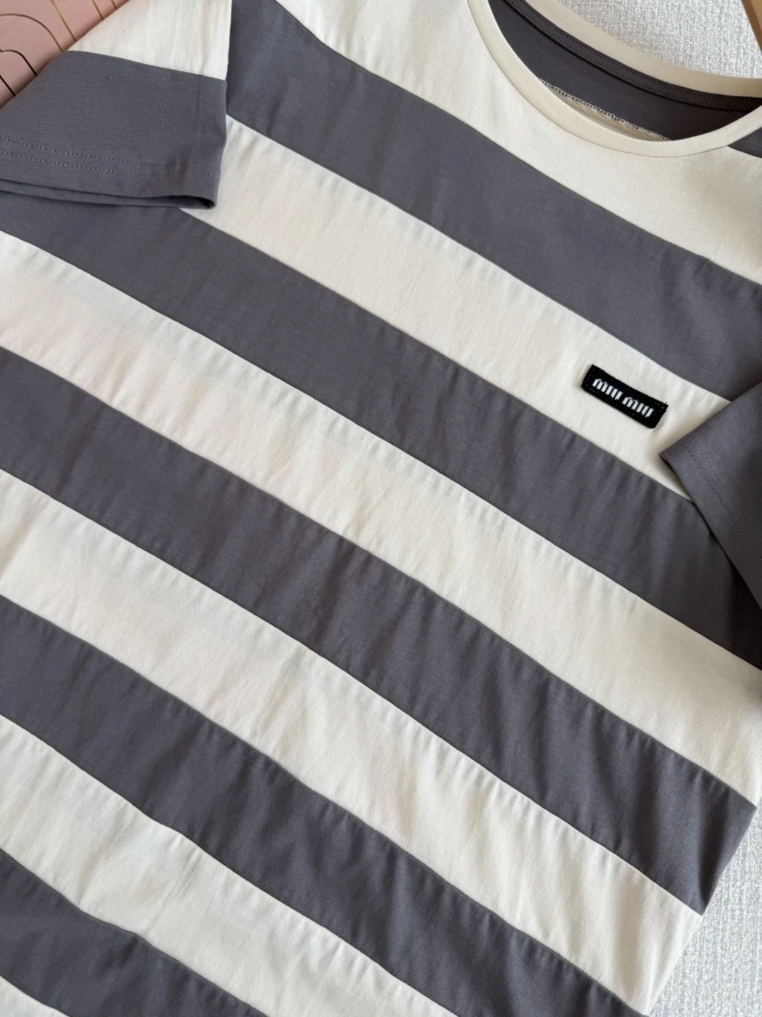 MIU MIU T-shirts Cotton Blend One Size A90202608042713 - Image 4