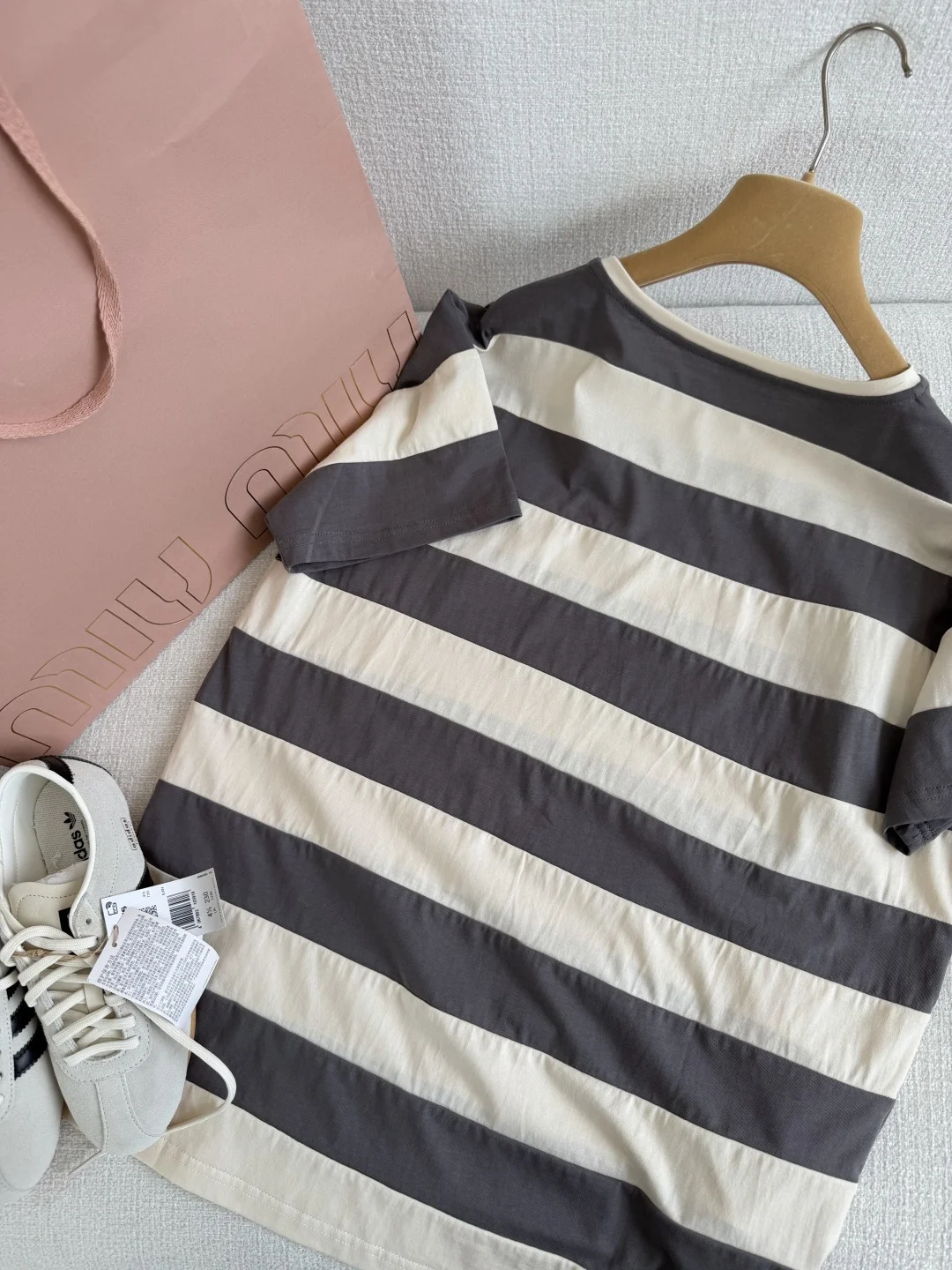 MIU MIU T-shirts Cotton Blend One Size A90202608042713 - Image 8