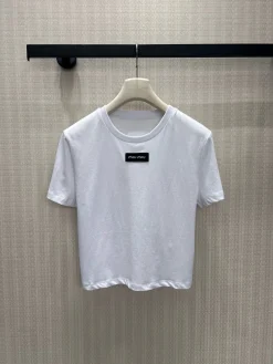 MIU MIU T-shirts Cotton S-M-L A55202608040786