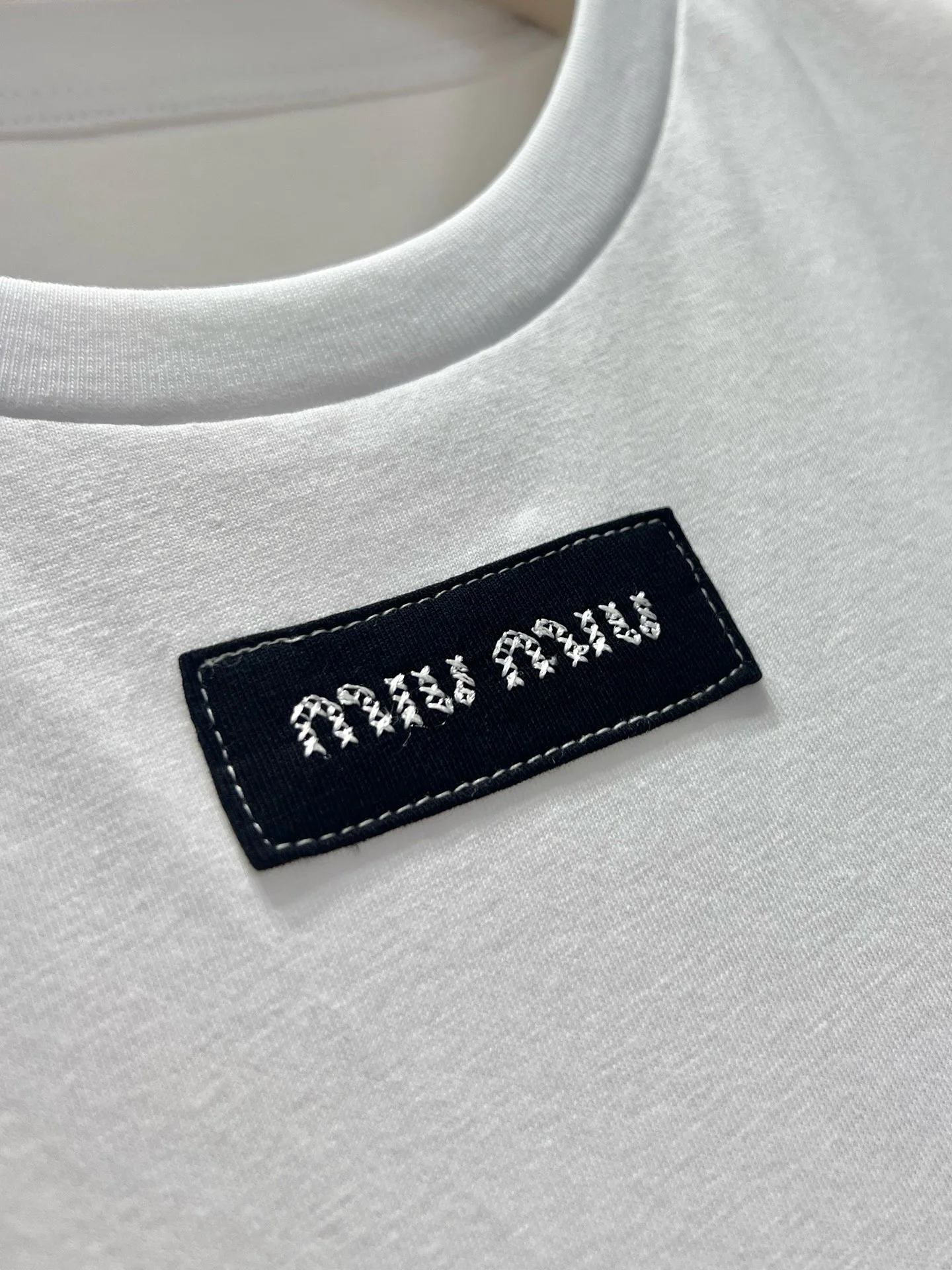 MIU MIU T-shirts Cotton S-M-L A55202608040786 - Image 5