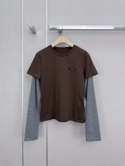 MIU MIU T-shirts Cotton S-M-L A60202608042289