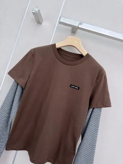 Alternative view of MIU MIU T-shirts Cotton S-M-L A60202608042289