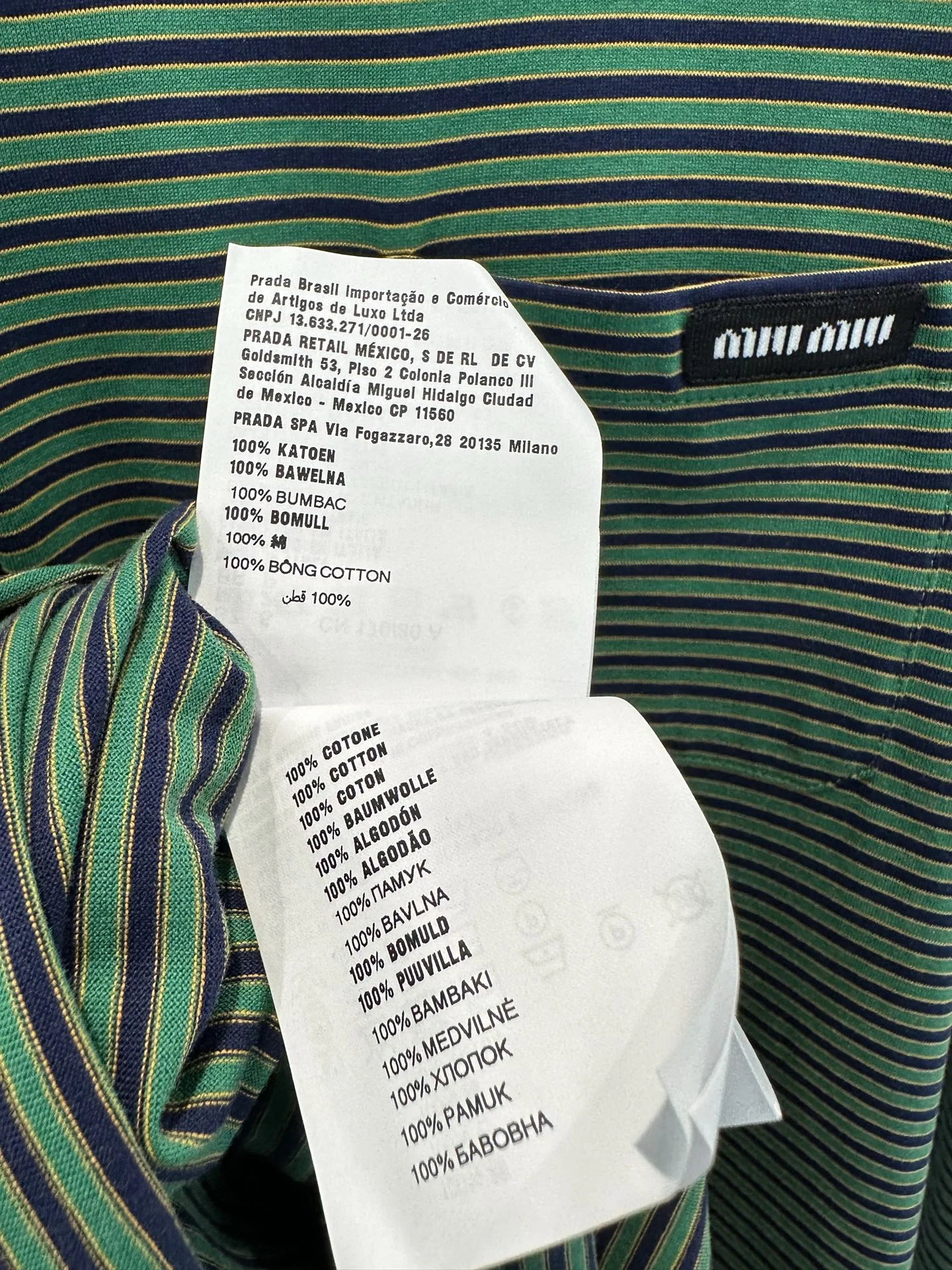 MIU MIU T-shirts Cotton S M L A75202608042777 - Image 9