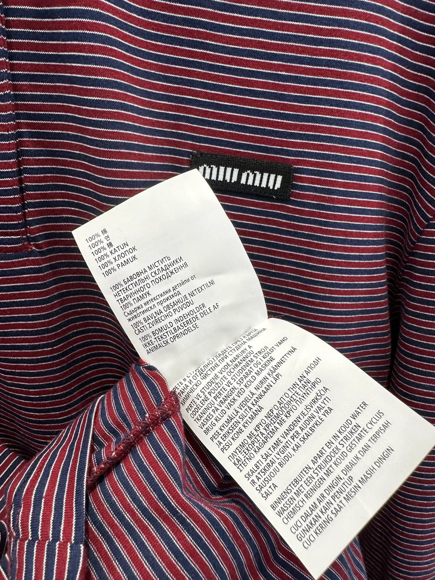 MIU MIU T-shirts Cotton S M L A85202608040842 - Image 9