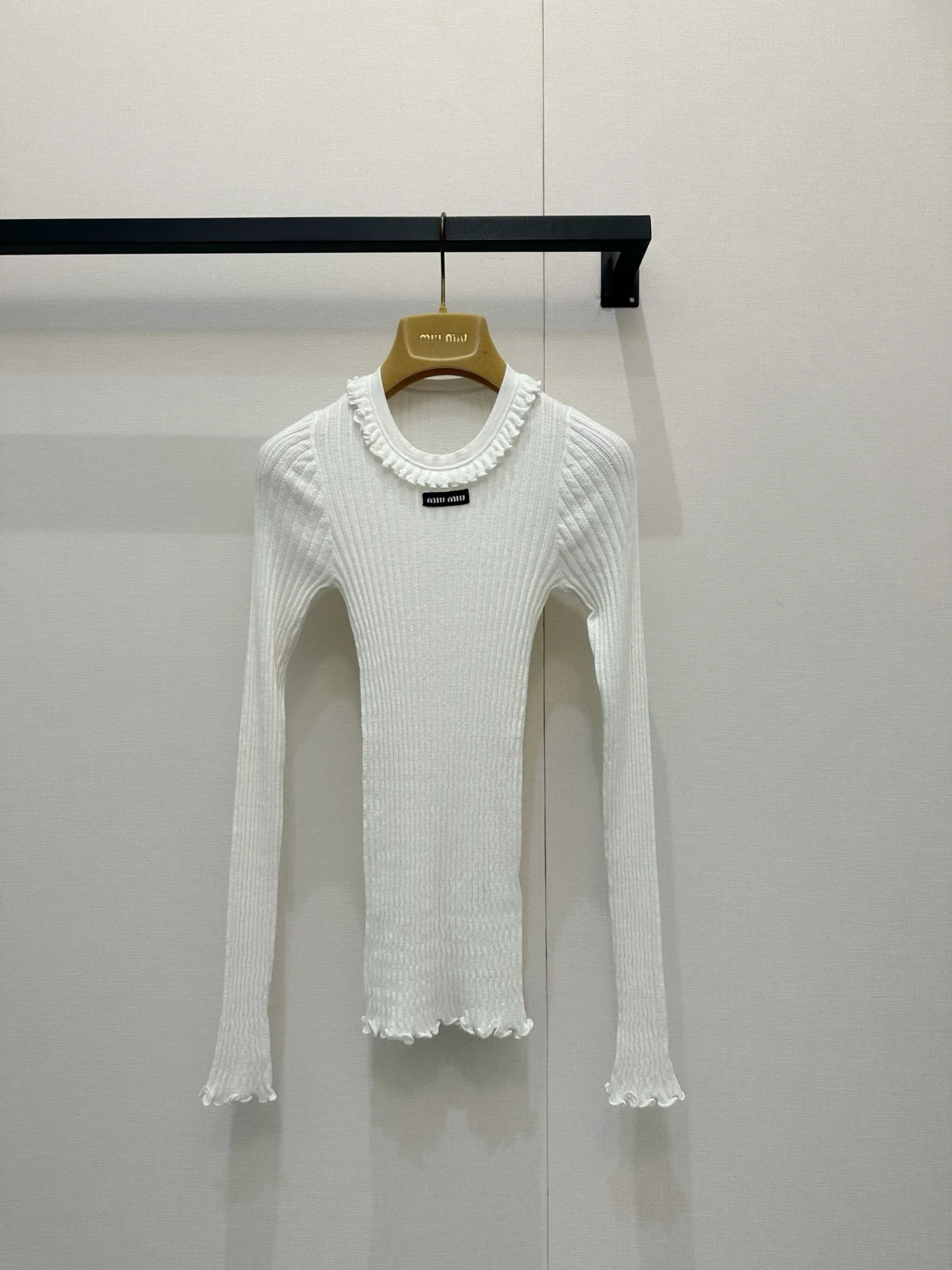 MIU MIU T-shirts Ribbed Knit S M L B95202608042483