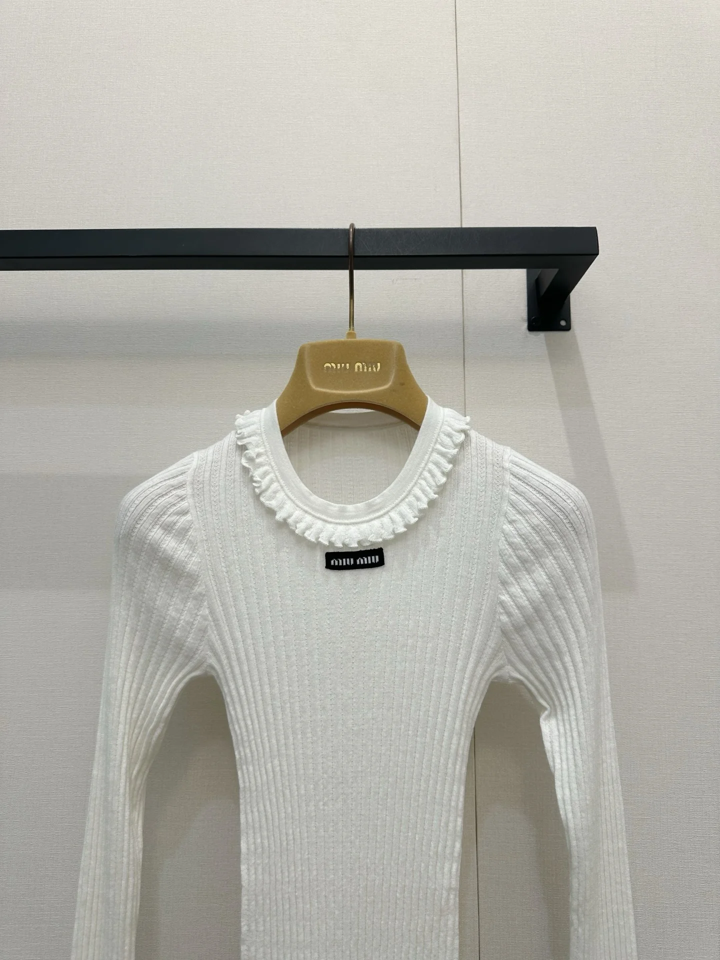 MIU MIU T-shirts Ribbed Knit S M L B95202608042483 - Image 2