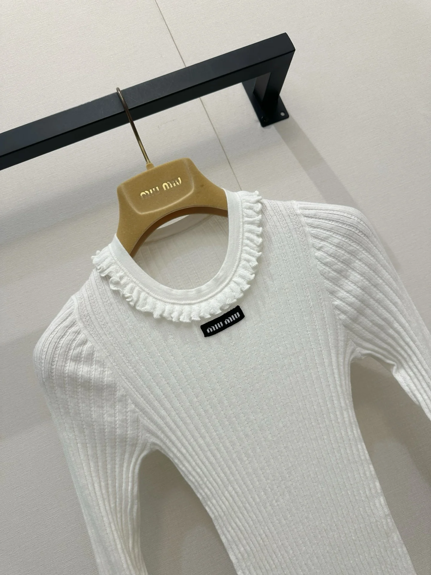 MIU MIU T-shirts Ribbed Knit S M L B95202608042483 - Image 4