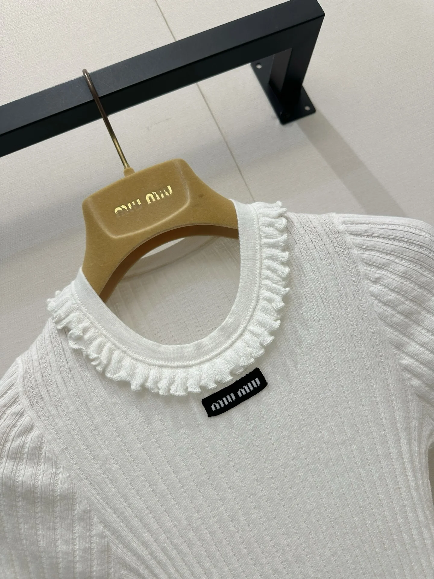MIU MIU T-shirts Ribbed Knit S M L B95202608042483 - Image 6