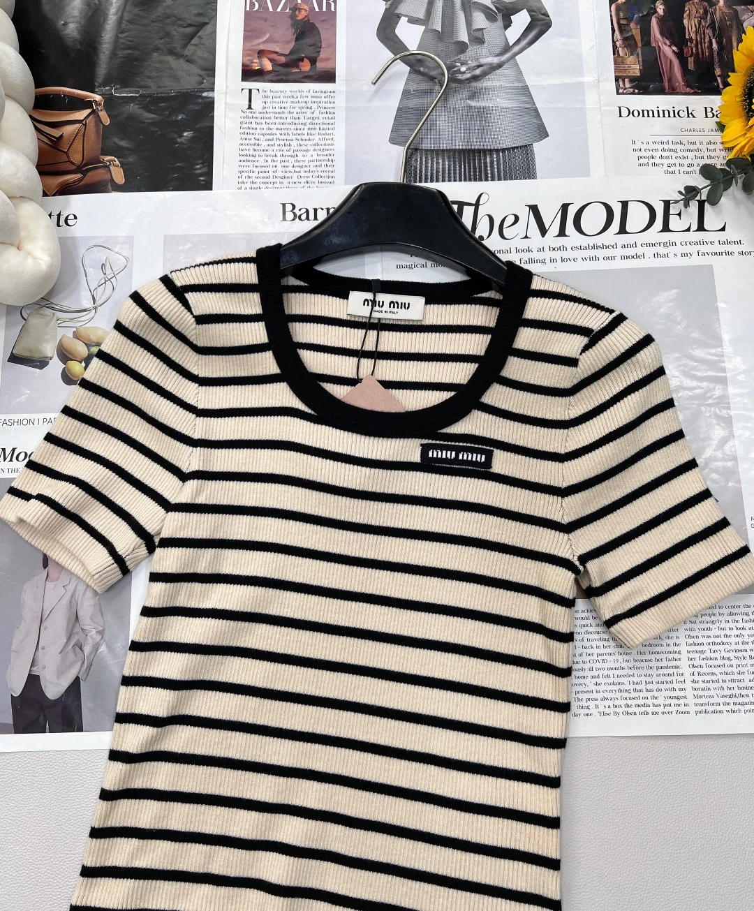MIU MIU T-shirts Wool S M L A95202608040133 - Image 5