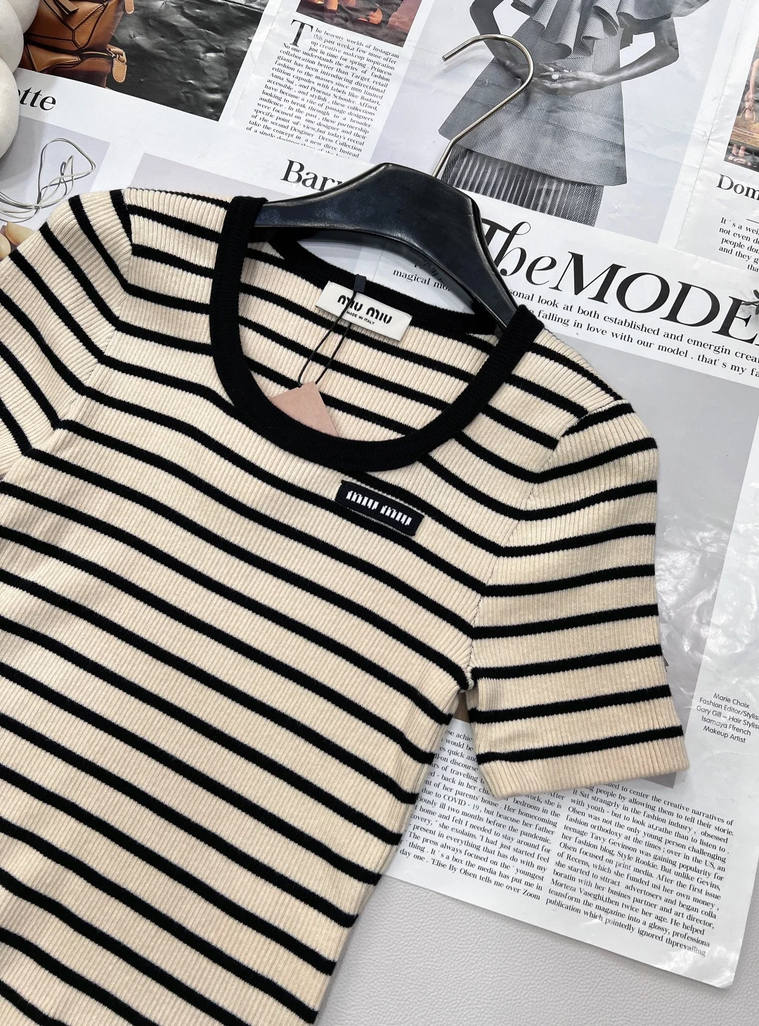 MIU MIU T-shirts Wool S M L A95202608040133 - Image 6