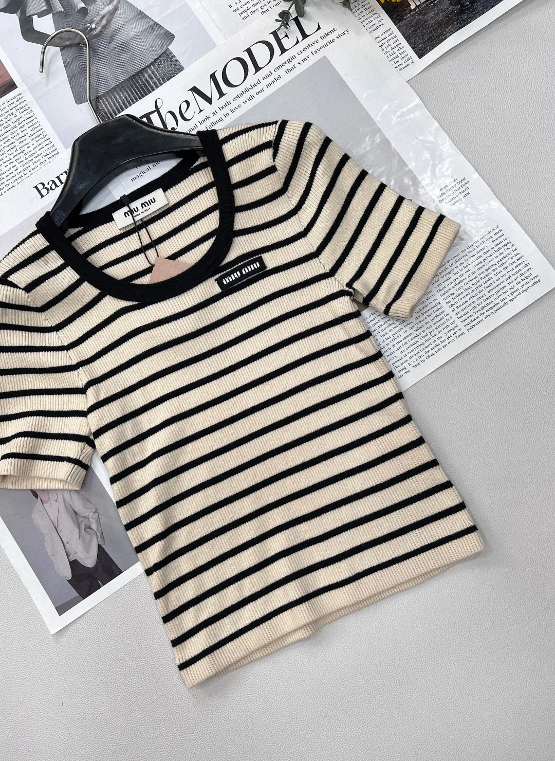 MIU MIU T-shirts Wool S M L A95202608040133 - Image 7