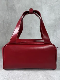 Alternative view of MIU MIU Top Handle Bags Calfskin Leather (Red) 28X15X13CM F50202608091321