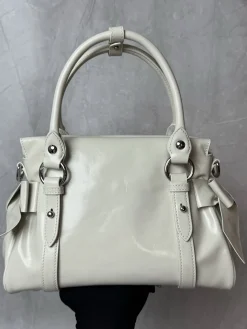 Alternative view of MIU MIU Top Handle Bags Calfskin Leather (White) 28X15X22CM H30202608091339