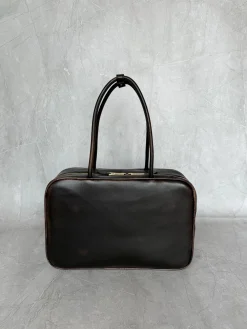Alternative view of MIU MIU Top Handle Bags Lambskin (Brown) 34X23X12CM I00202608091377