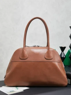 Alternative view of MIU MIU Top Handle Bags Lambskin Leather (Brown) 40X24X13CM I00202608090599