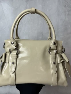 Alternative view of MIU MIU Top Handle Bags Leather (Beige) 28X15X22CM H30202608091337