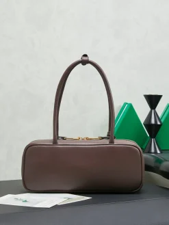 Alternative view of MIU MIU Top Handle Bags Soft Calfskin (Brown-Gold) 28X12X8CM G30202608090985