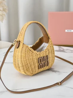 Alternative view of MIU MIU Totes Bags (Beige-Brown) 20X17X6 F00202608091018