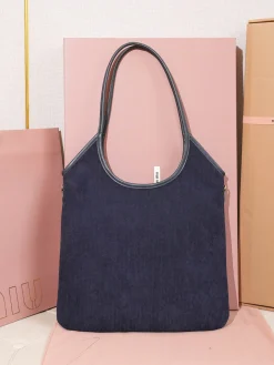 Alternative view of MIU MIU Totes Bags (Blue-Black) 35X40CM E50202608091260