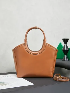 Alternative view of MIU MIU Totes Bags Calf Leather (Brown) 22X14X11CM F50202608091019