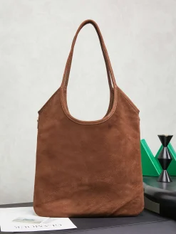 Alternative view of MIU MIU Totes Bags Calf Leather (Brown) 35X40CM F30202608091257