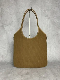 Alternative view of MIU MIU Totes Bags Calfskin Leather (Brown) 35X40CM E50202608090110