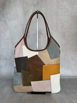 Alternative view of MIU MIU Totes Bags Calfskin Leather (Brown-Beige) 35X40 G50202608090126