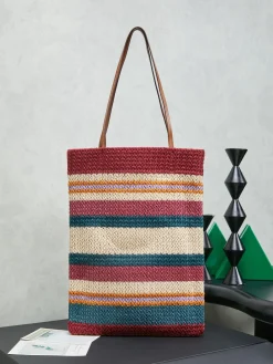 Alternative view of MIU MIU Totes Bags Cotton Lining (Beige-Red-Teal-Navy) 30X38CM E00202608090395