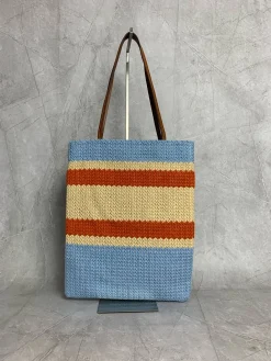 Alternative view of MIU MIU Totes Bags Cotton Lining (Blue-Orange-Yellow-Black) 30X38CM E00202608090975
